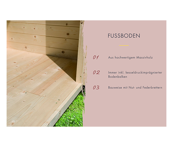 Karibu Fasssauna »Frieda 1«