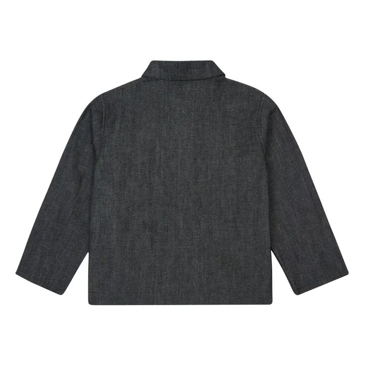 PDenim Veste en Denim Coton Bio | Gris anthracite