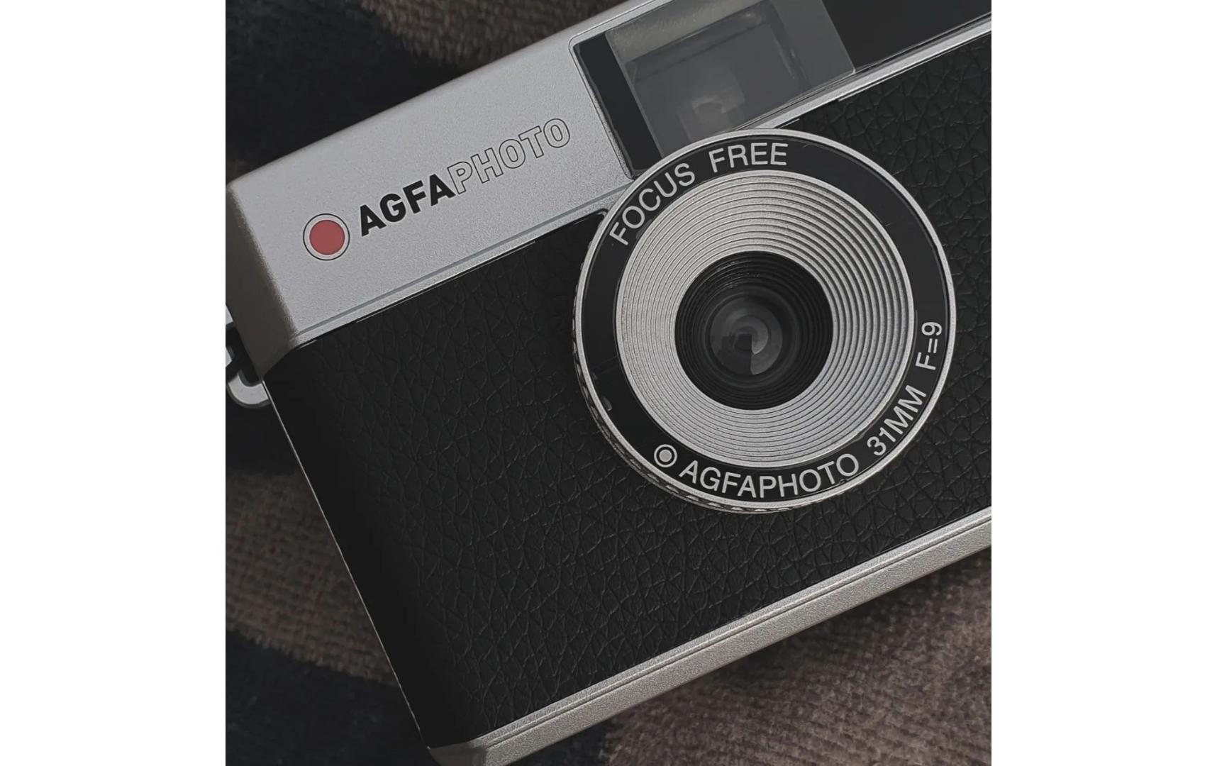 Analogkamera 35 mm - SchwarzWiederverwendbare 35 mm Analogkamera