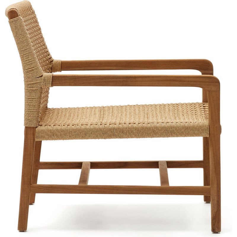 Fauteuil Sabolla - corde  - bois de teck massif