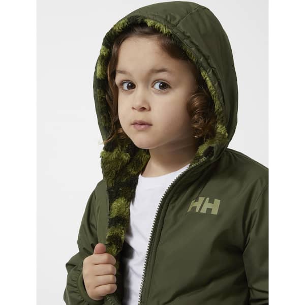 Veste HELLY HANSEN K CHAMP REVERSIBLE JKT UTILITY GREEN