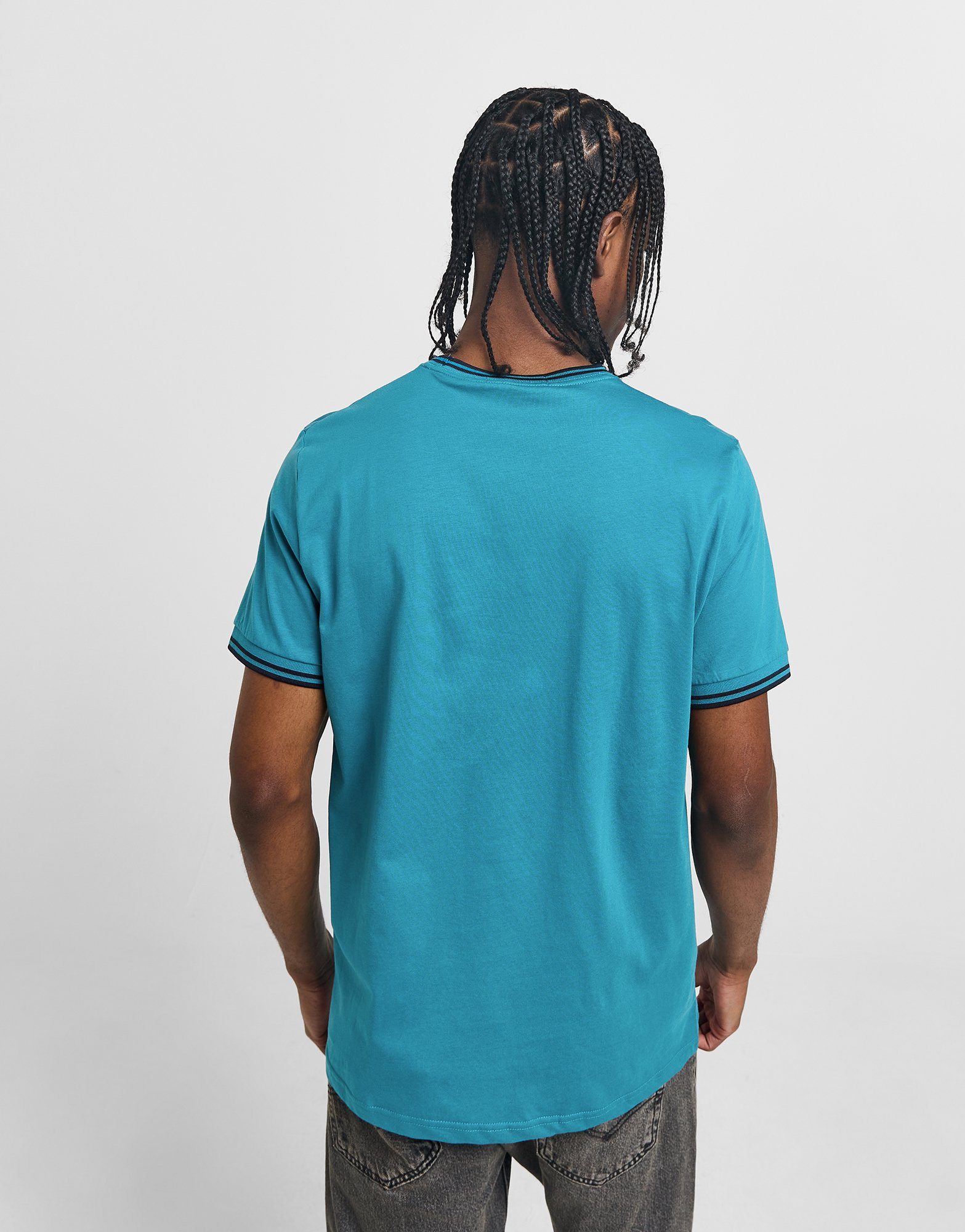 Fred Perry T-Shirt à Manches Courtes Twin Tipped Ringer Homme