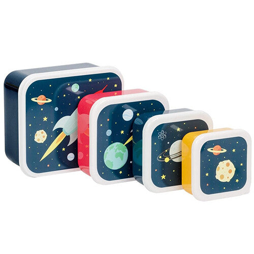 A little lovely company lunchbox set - ruimte - 4st