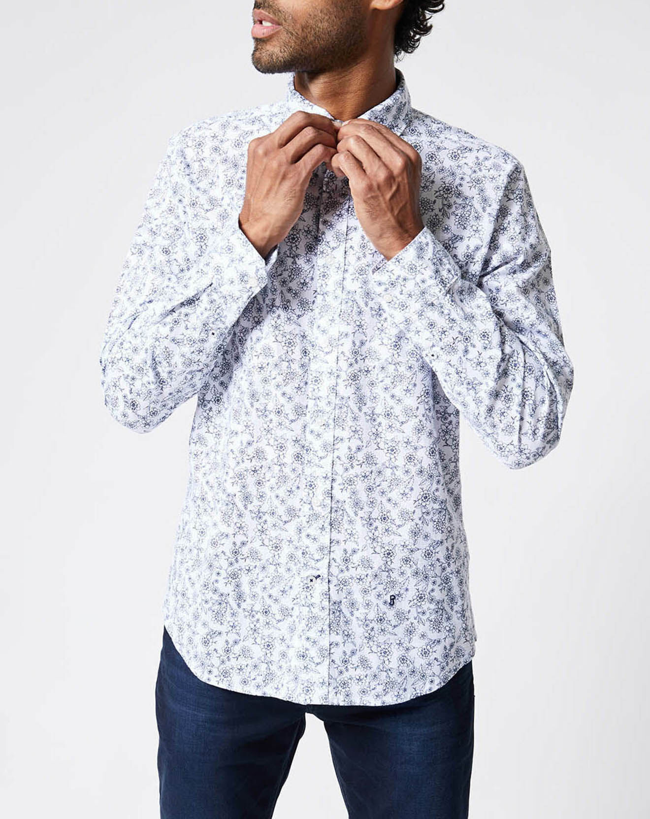 Pepe Jeans Chemise Birdland Imprimé Fleurs blanche