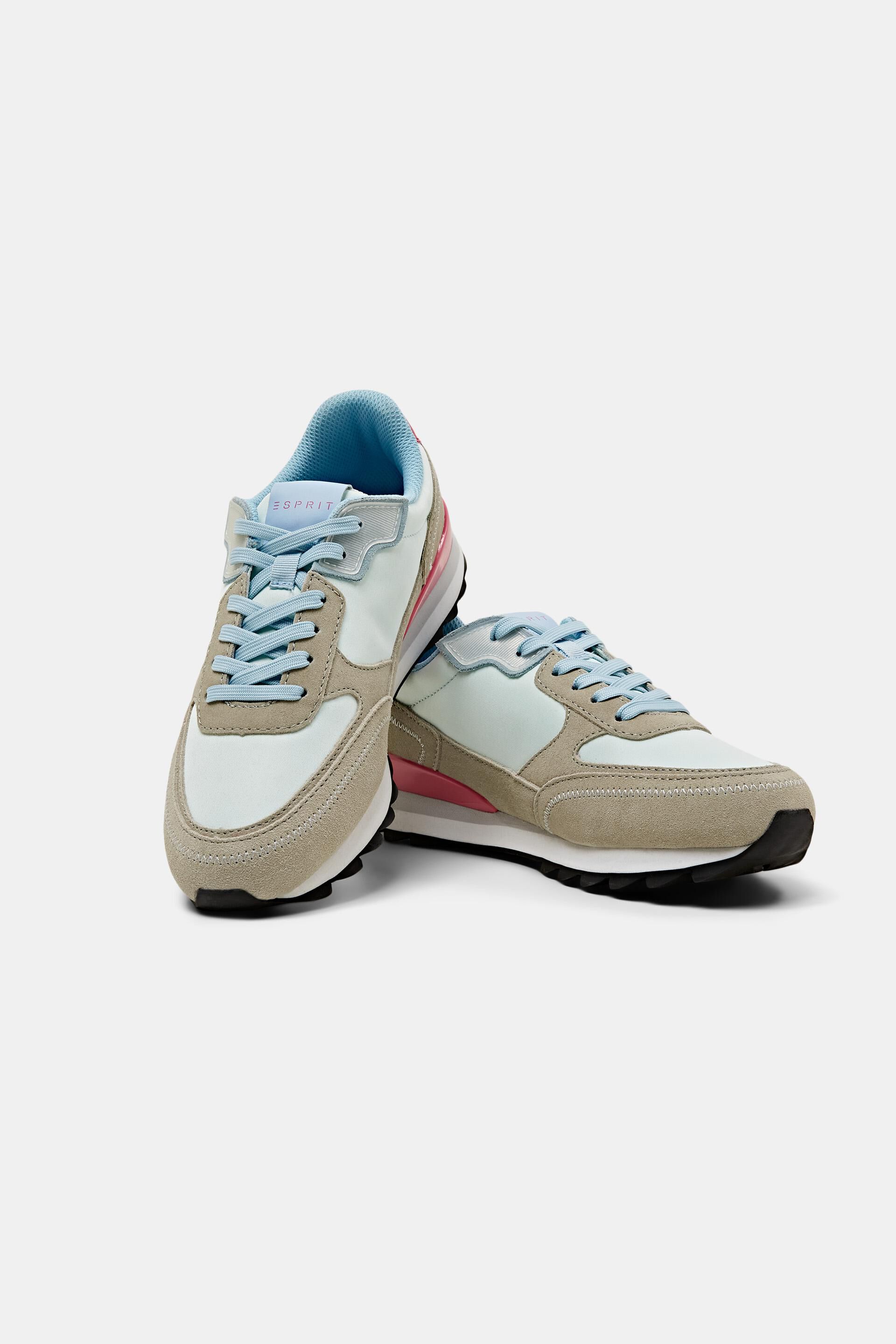Sneakers multicolores en cuir véritable