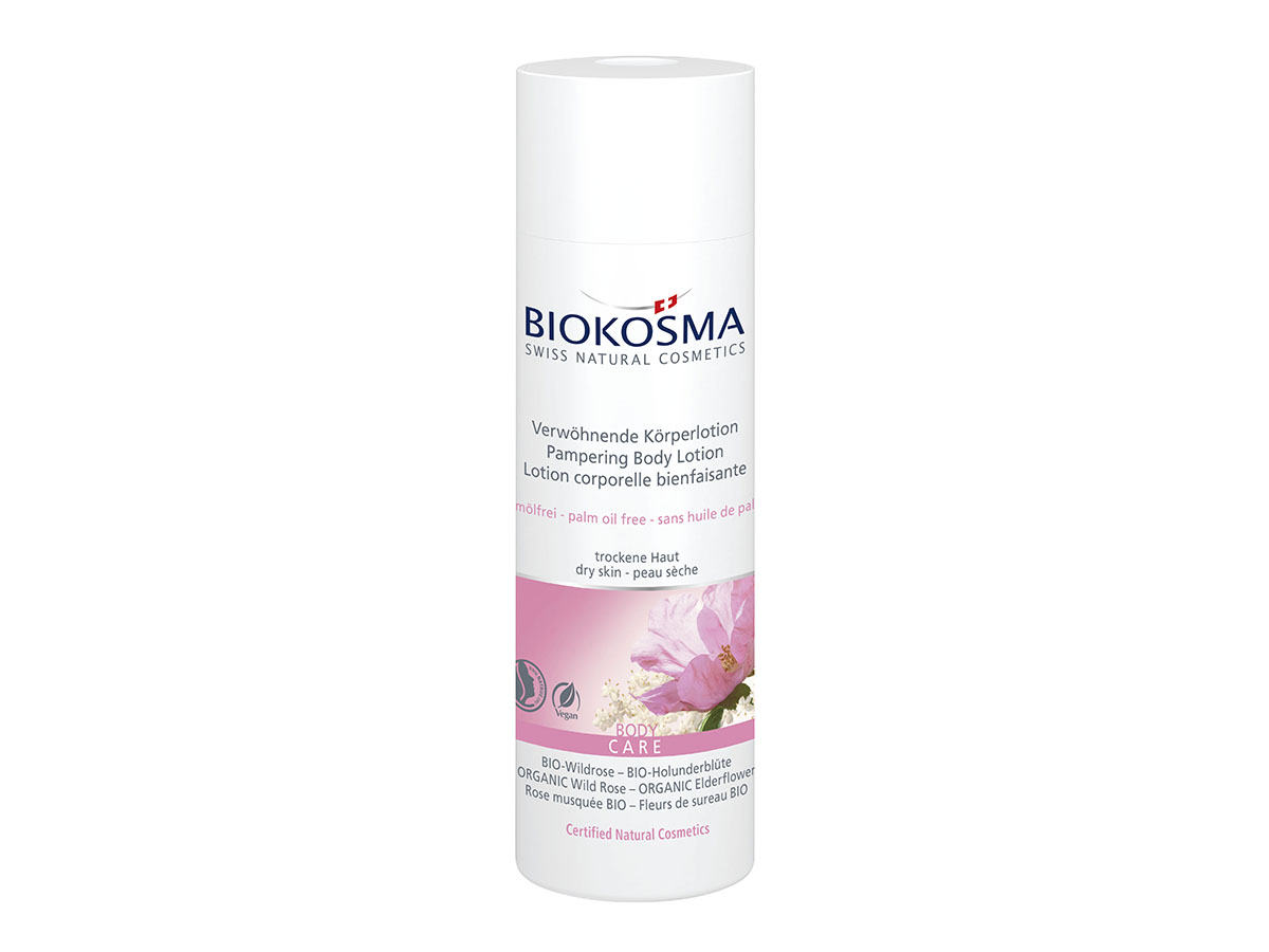BIOKOSMA Körperlotion Lot Wildrose Holunderblüten BIO Fl 200 ml