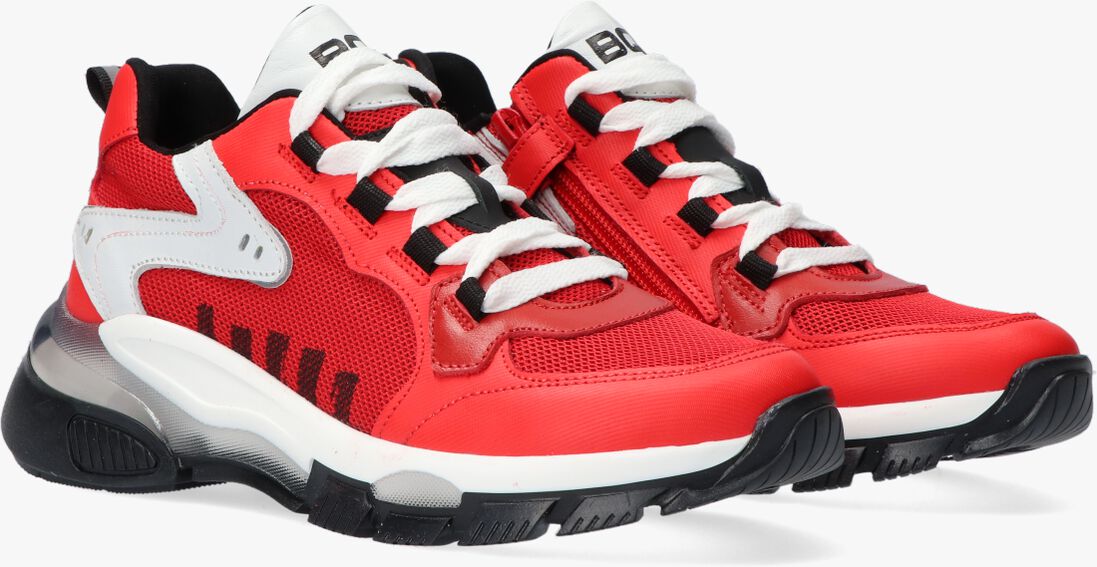 BRAQEEZ rode braqeez lage sneakers gio genna