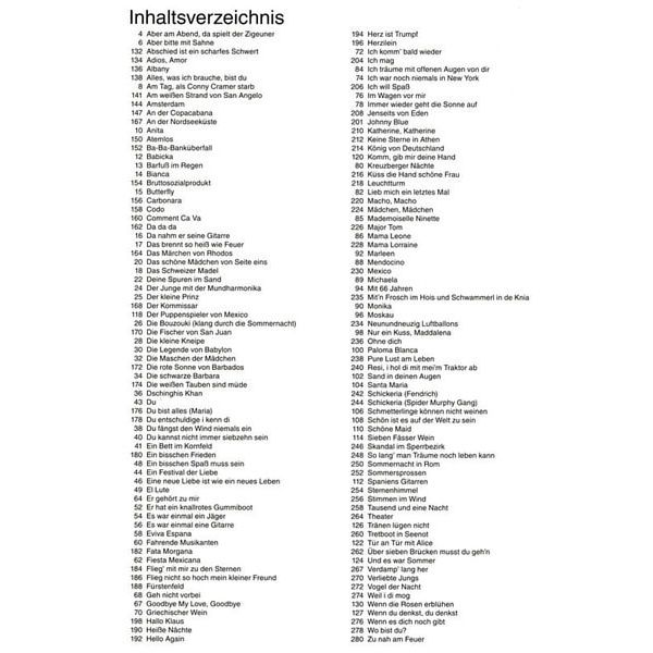 Hildner Musikverlag 140 Deutsche Schlager Der 70er