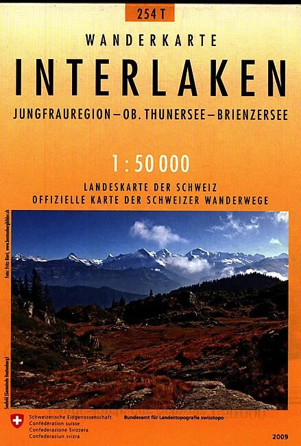 BUNDESAMT - 254T INTERLAKEN ECHELLE 1 50 000