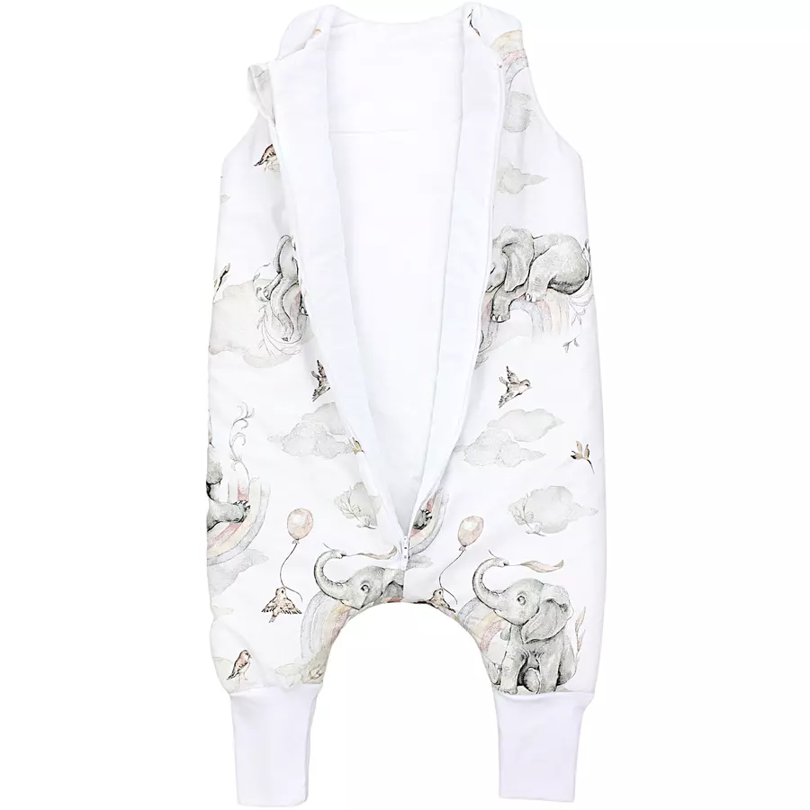 TupTam Baby Winter Schlafsack mit Beinen regenbogen