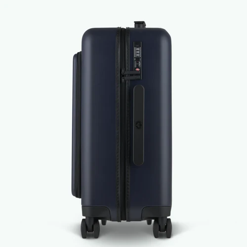 Valise rigide 4 roues CDG Pochette Hoi An bleu marine