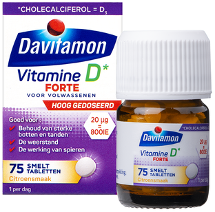 Davitamon D3 Forte Smelttabletten 75TB