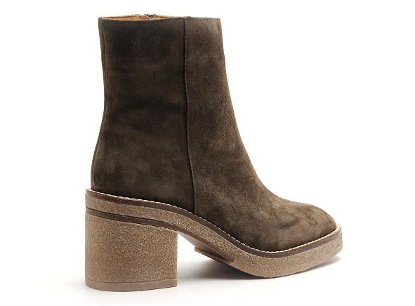 Alpe boots bottine talons femme 2626 kaki