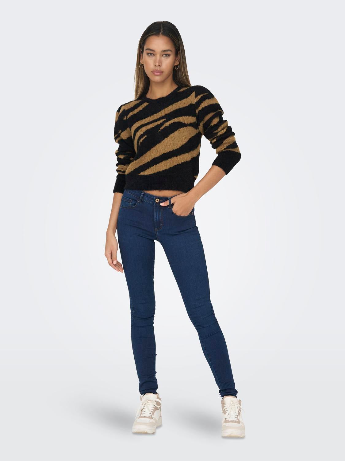 ONLELLA Strickpullover Black