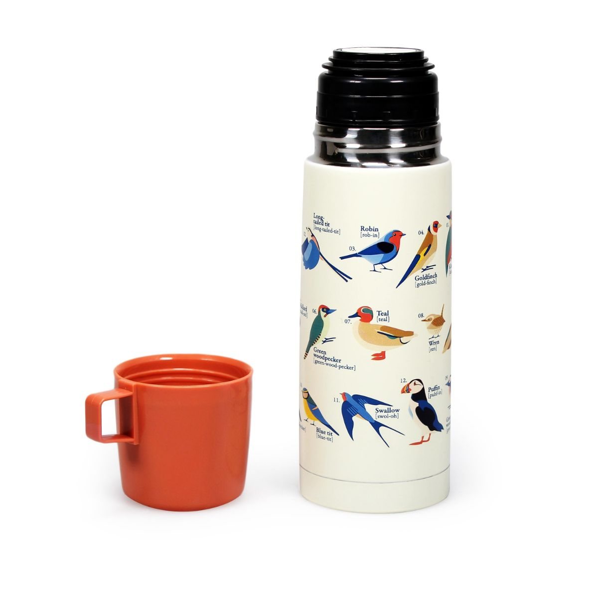 Free As A Bird Metal Flask