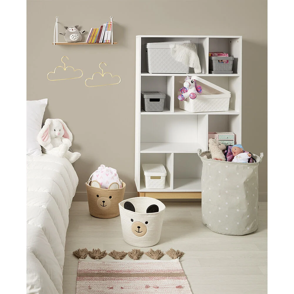 Boîte rangement en plastique design relief 17,5L
