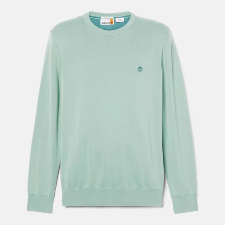 Pull à col rond Williams River pour homme en vert