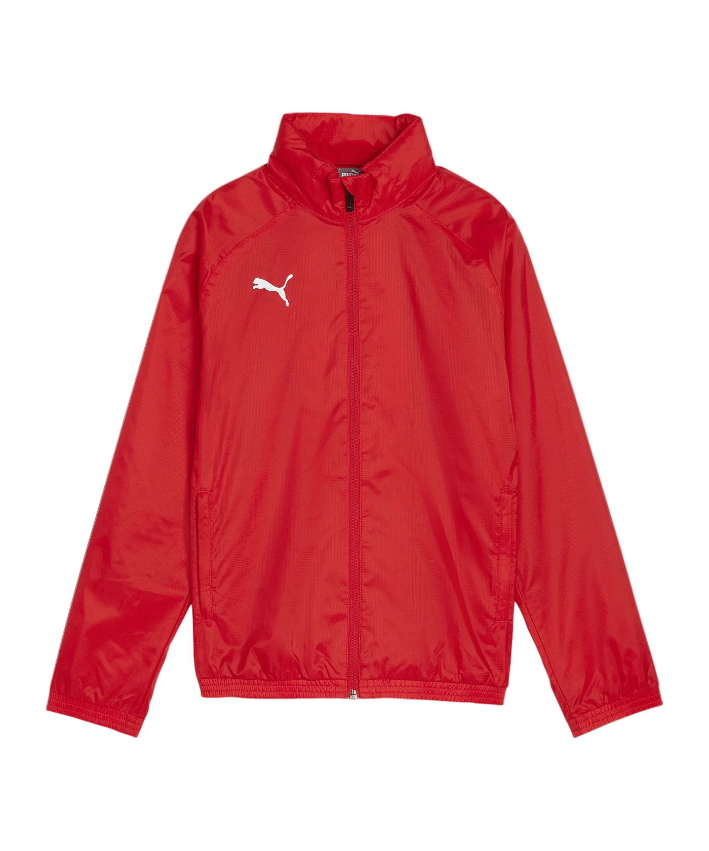 PUMA teamGOAL Allwetterjacke Kids Rot Weiss F01