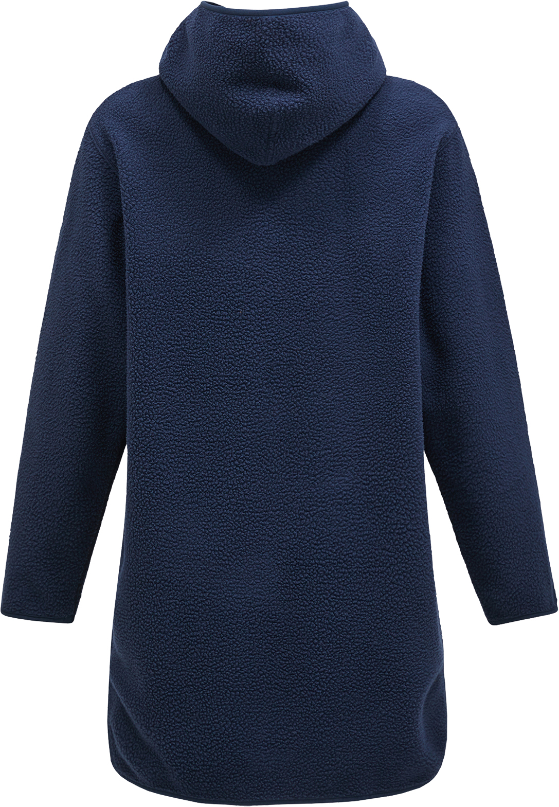 Pile Long Zip Dame Blue Shadow