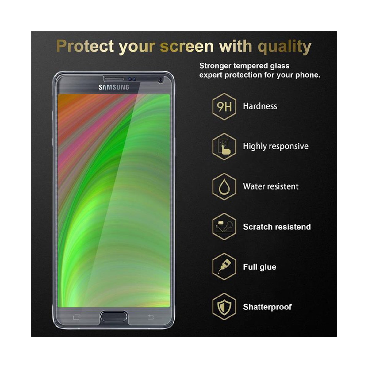 Samsung Galaxy NOTE 4 Skjermbeskytter Skärmskydd