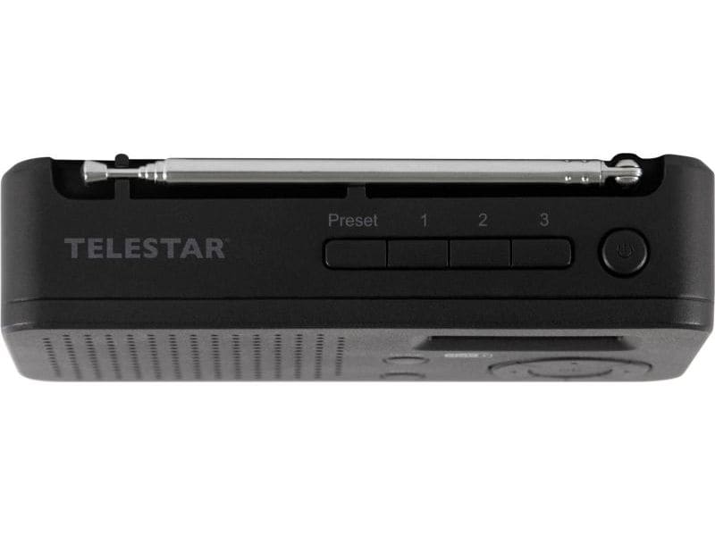 Telestar DAB  Radio TOP 100 Schwarz Portables Mono-Radio mit DAB /FM