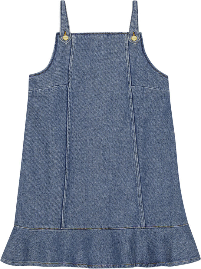 Ganni Heavy Denim Mini Dress Tint wash