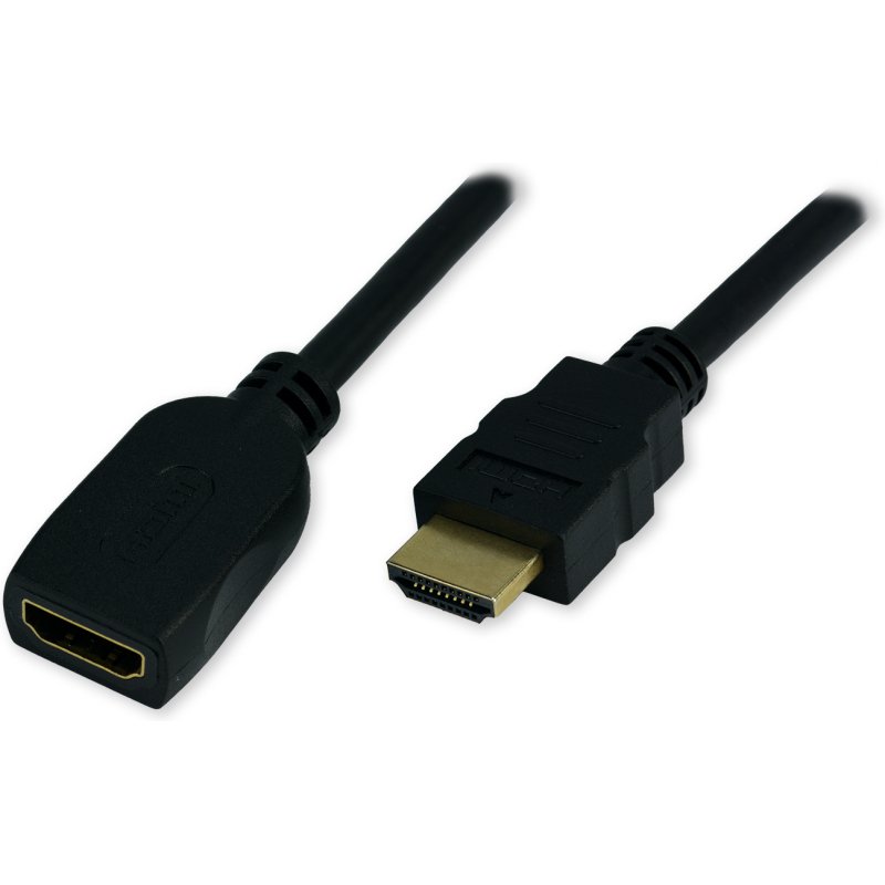 MCL MC384/3D-2M câble HDMI HDMI Type A (Standard) Noir