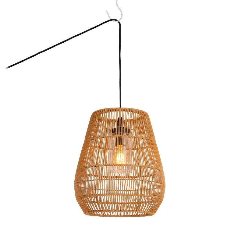 Lucide Nerida hanglamp buiten IP44 naturel