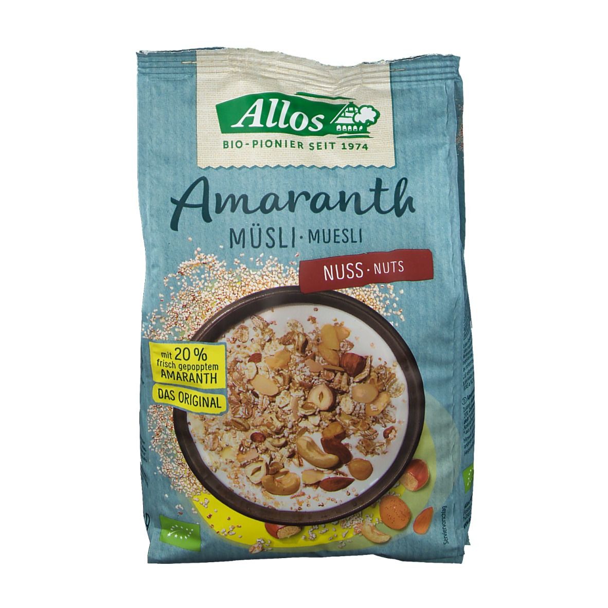 Bio Amaranth MÜSLI, Nuss