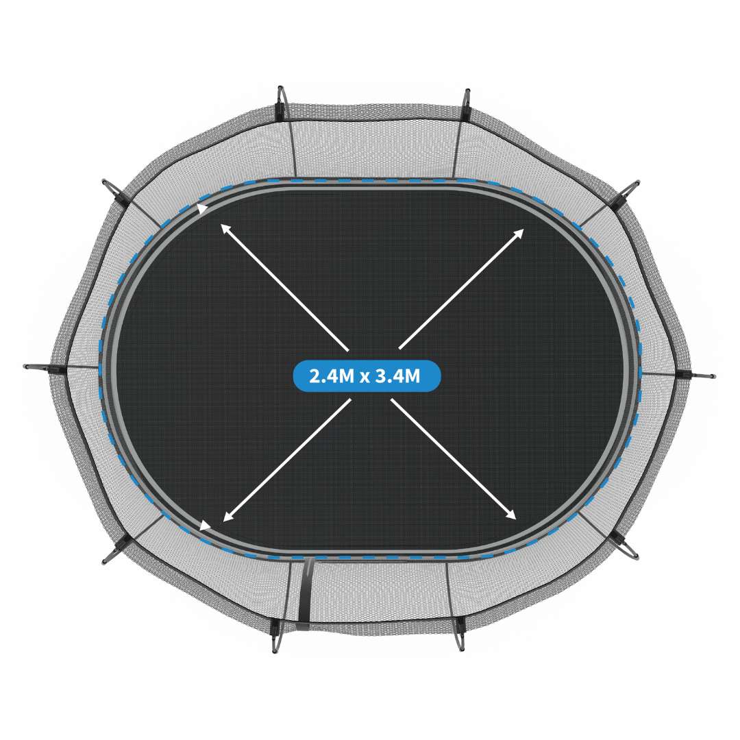 Springfree trampoline o77 moyen ovale