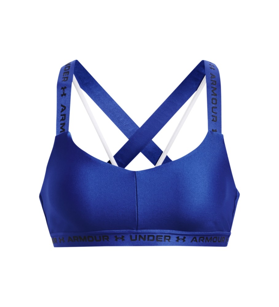 Sutiã esportivo Under Armour UA Crossback Low, azul