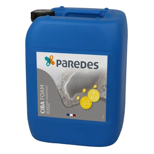 Détergent dégraissant fort moussant Paredes Ciba Foam bidon de 22Kg