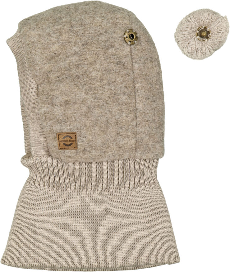 Mikk-Line Airwool Balaclava w Knit Melange denver