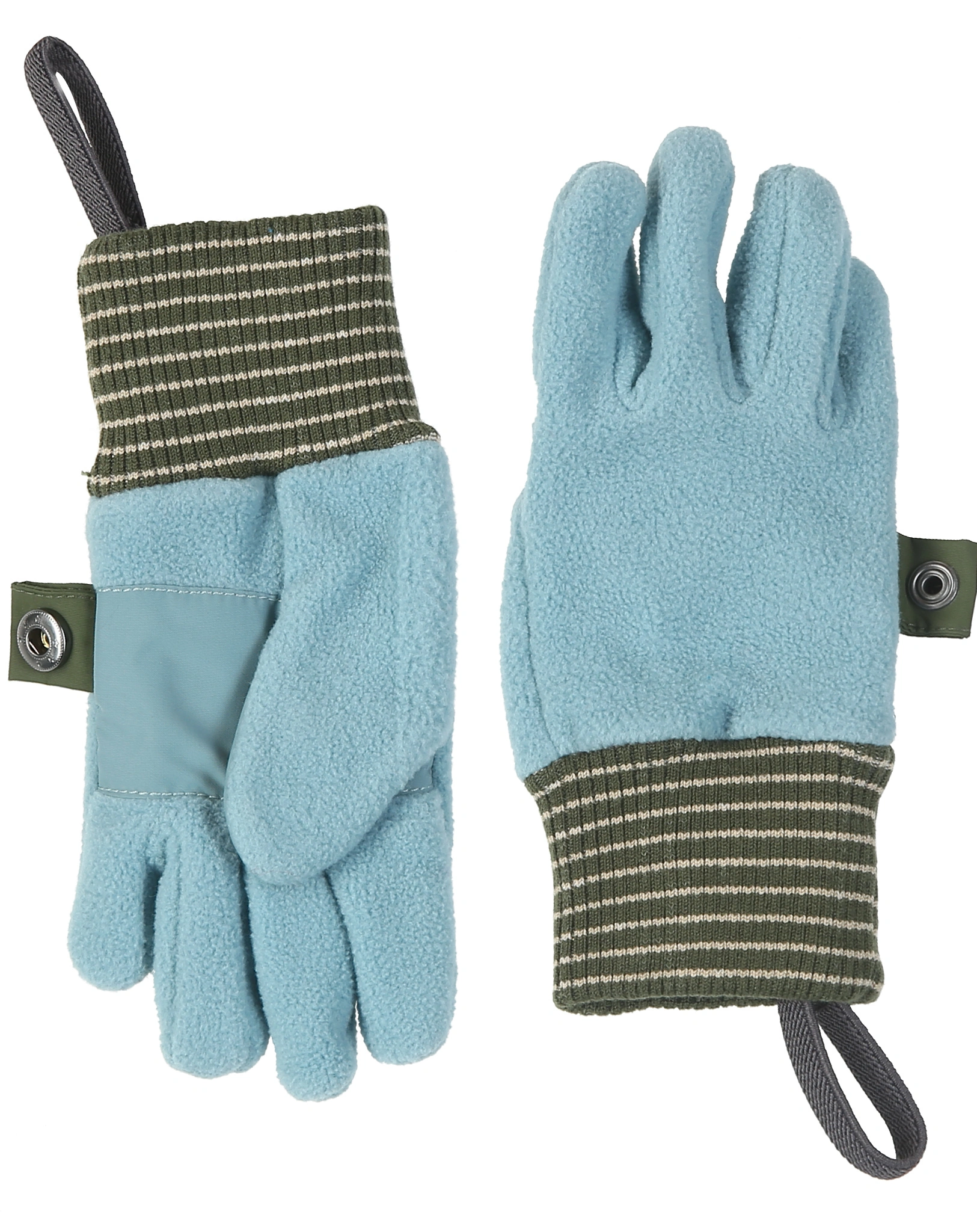 Fleece-Fingerhandschuhe SORMIKAS in smoke blue/ bronze green