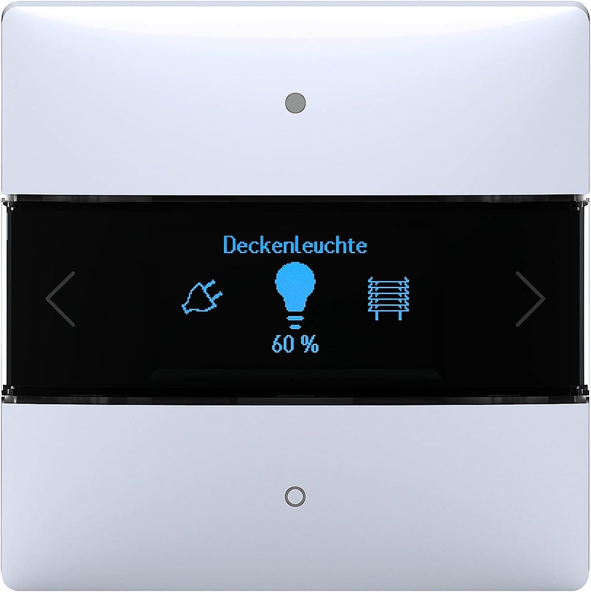Theben 4969238 iON 108 KNX-ruimtecontroller met geïntegreerde temperatuurregelaar | Veilige communicatie via KNX Data Secure | App-bediening via Bluetooth