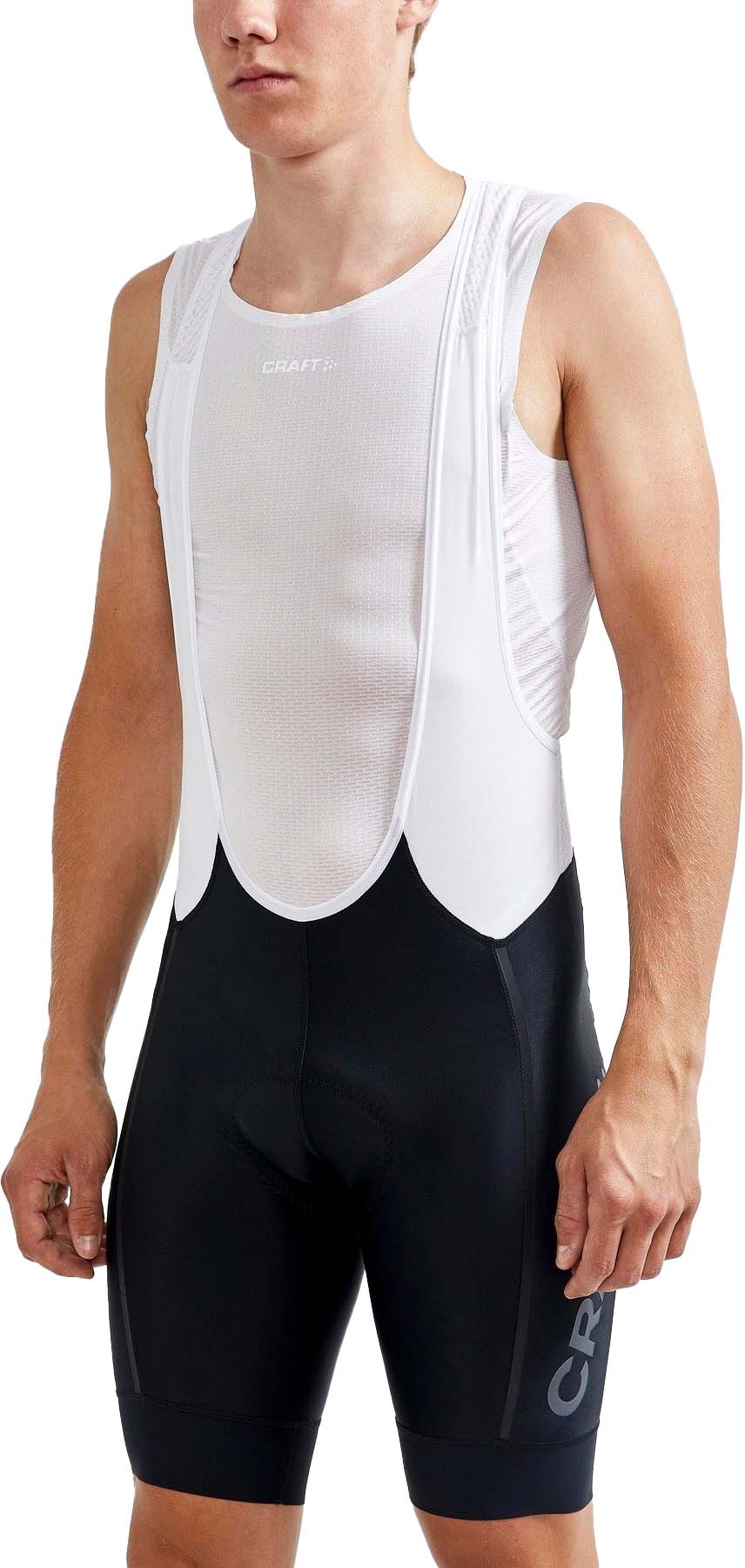 ADV Endur Bib Shorts Herre Black/White