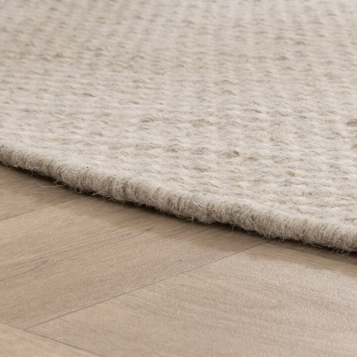 Organisch vloerkleed - Bliss Creme/Wit
