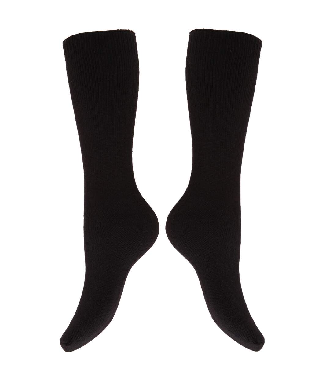 Chaussettes thermiques hautes (2 paires) - Femme (Noir) - UTW259