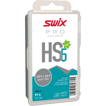 Swix HS5 Turquoise, -10°/-18°C, 60g Gleitwachs
