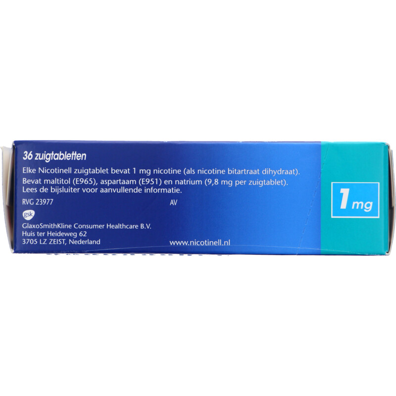 Nicotinell Mint zuigtablet 1mg stoppen met roken