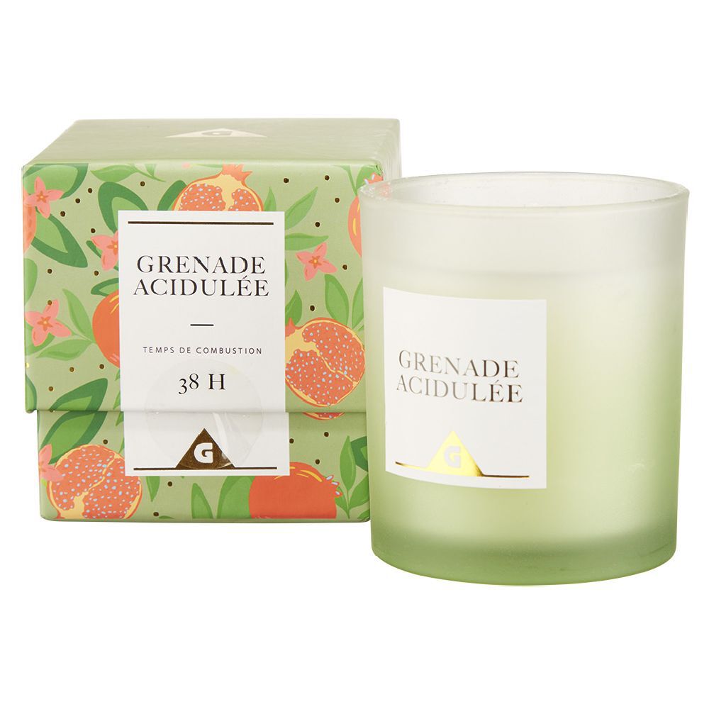 Coffret bougie Grenade acidulée