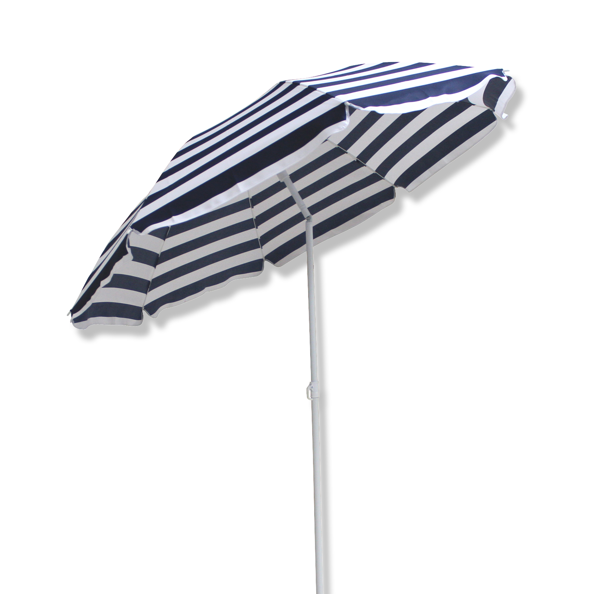 Sonnenschirm - blau-weiß - Knickfunktion