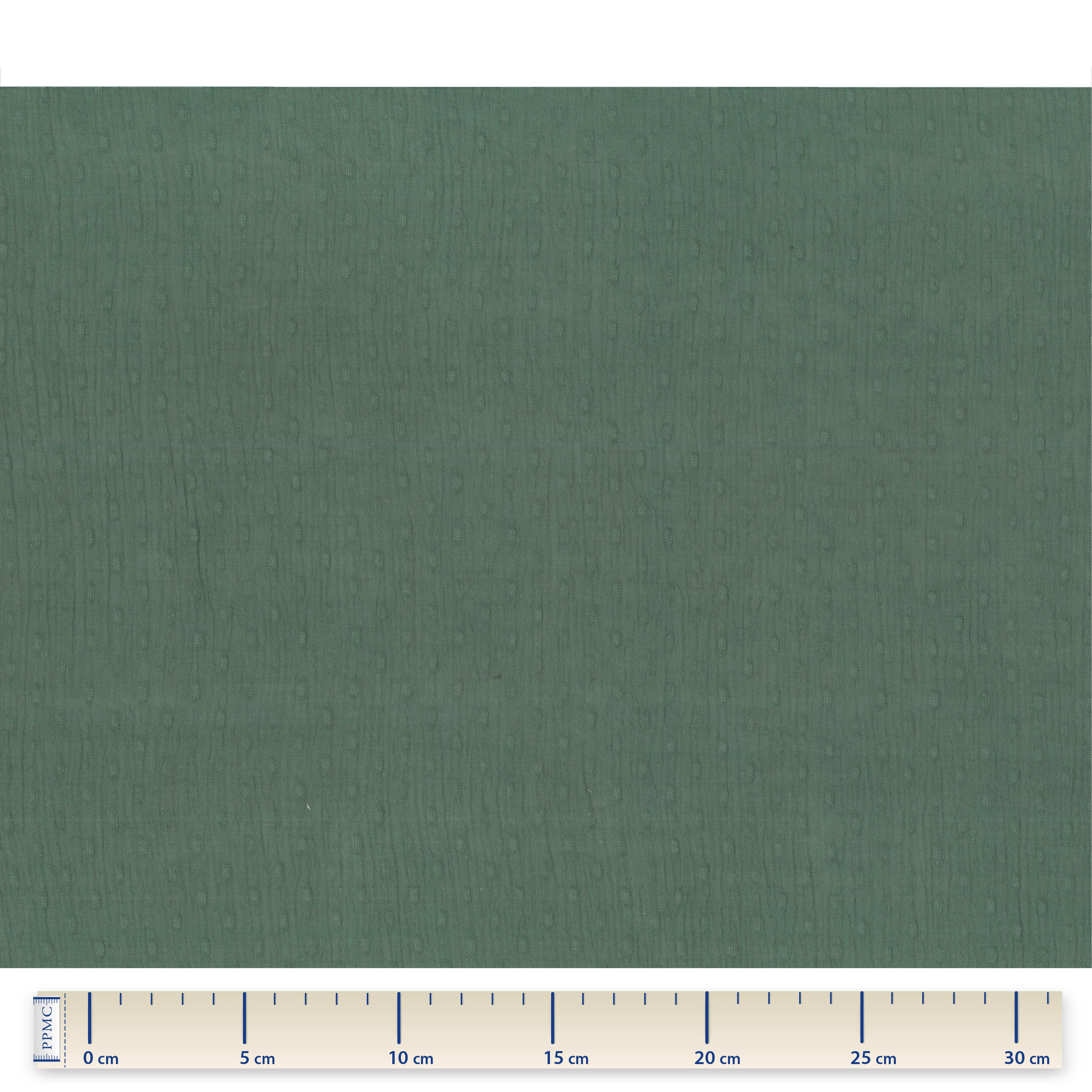 Tissu Coton Au Mètre Gaze Plumetis Vert Ex1069