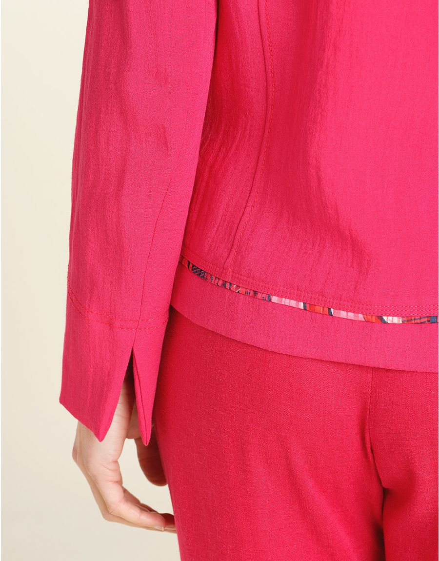 Veste chic rose fuchsia