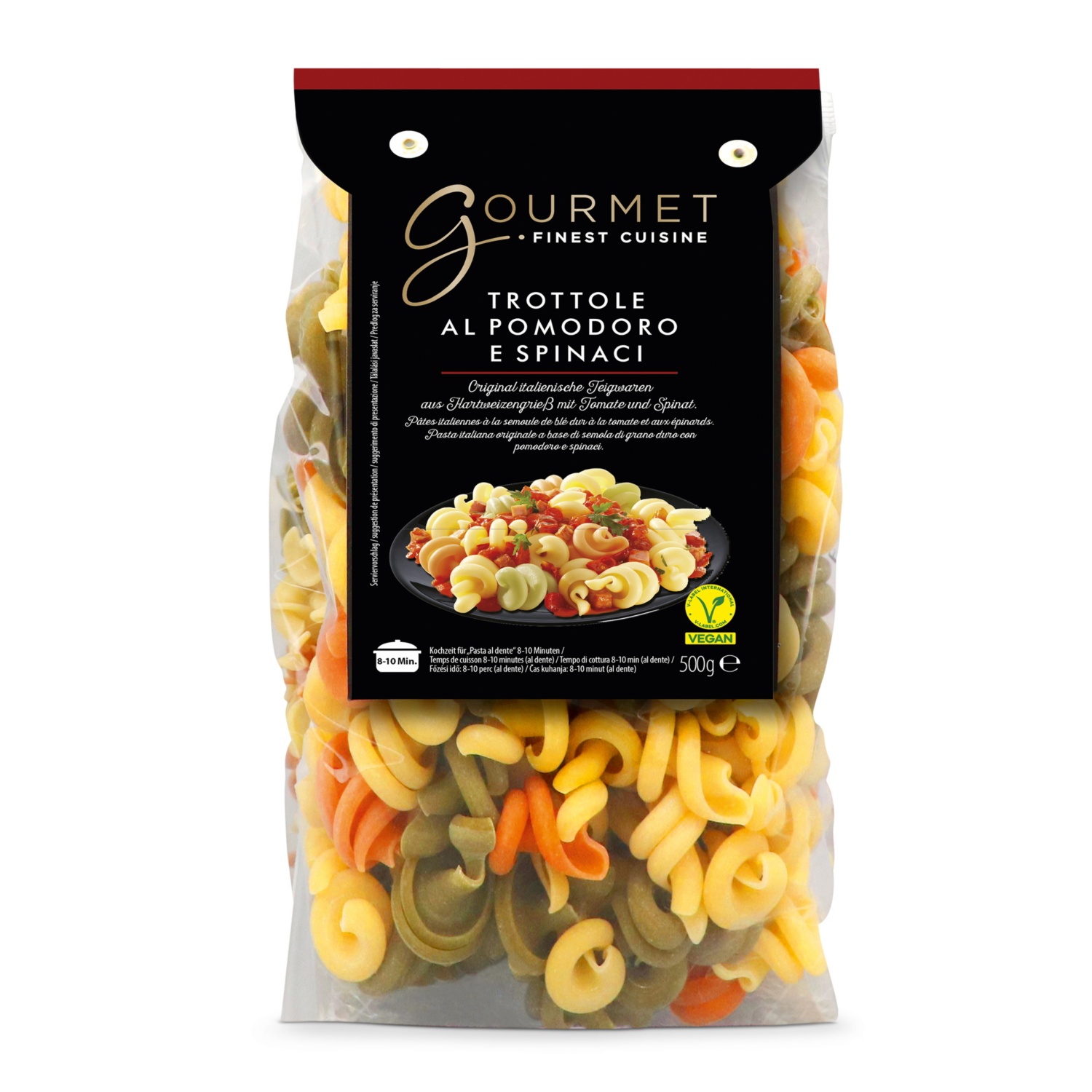 GOURMET FINEST CUISINE Pasta,Trottole 3-colori 500 g