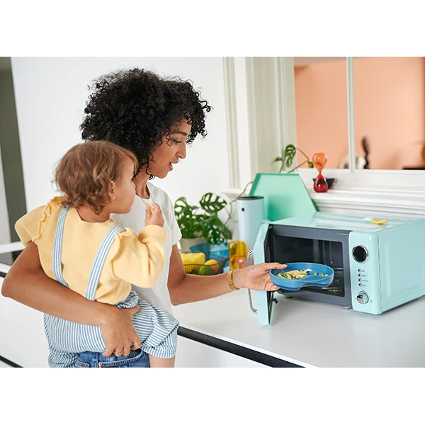 Coffret repas bébé 3 pièces turquoise Mepal