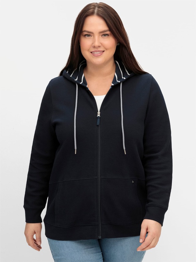 Sheego Shirtjacke »Sweatjacke«, 1 Stk.