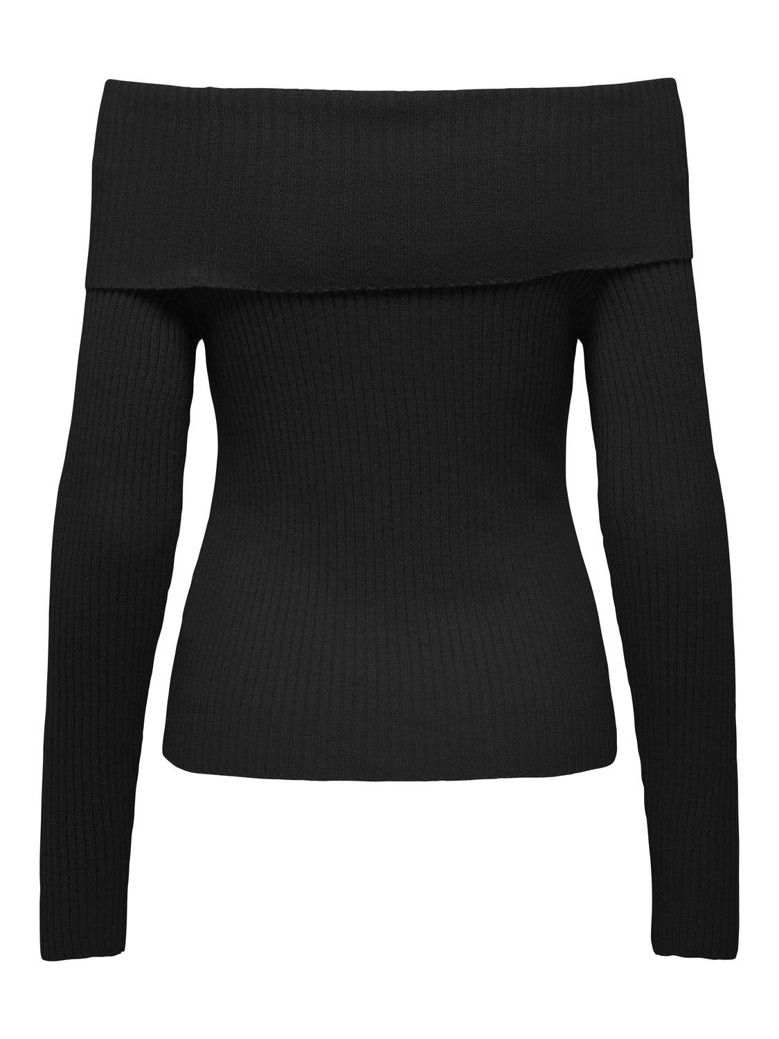 ONLKATIA Strickpullover Black