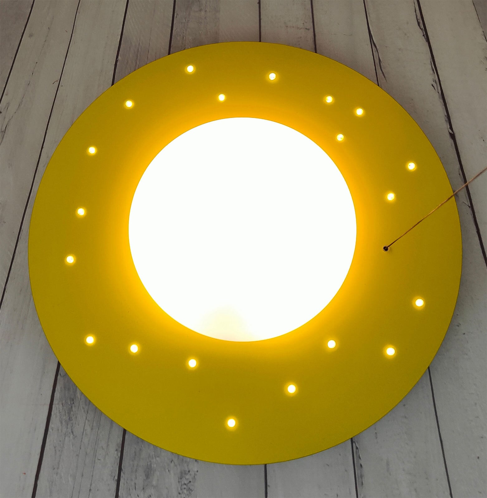 niermann Retrofit Kinderlampe Decke STARLIGHT sonnengelb