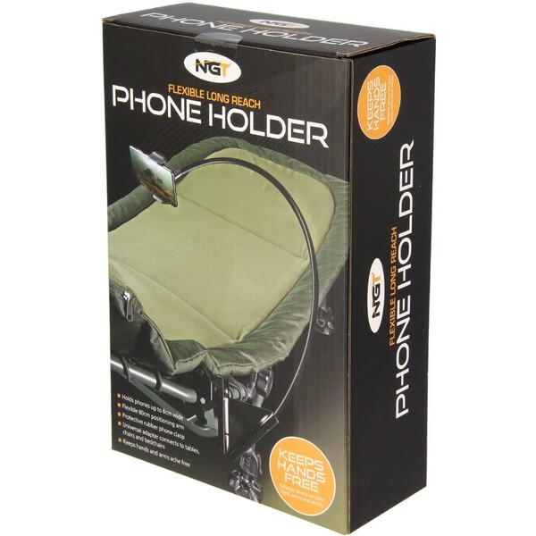 Support téléphone NGT Phone Holder With Chair Adaptor And Flexi Arm